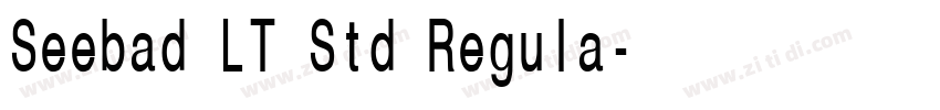 Seebad LT Std Regula字体转换
